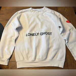 Lonely Ghost Crewneck, Size Small